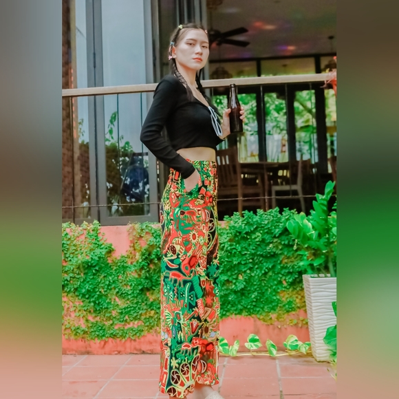 Women's Linen Boho Pants - Picture 4 of 7